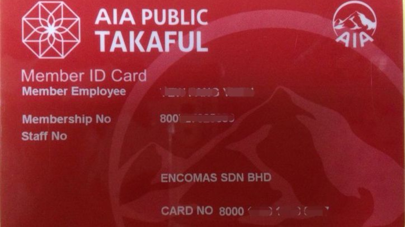 AIA medical card